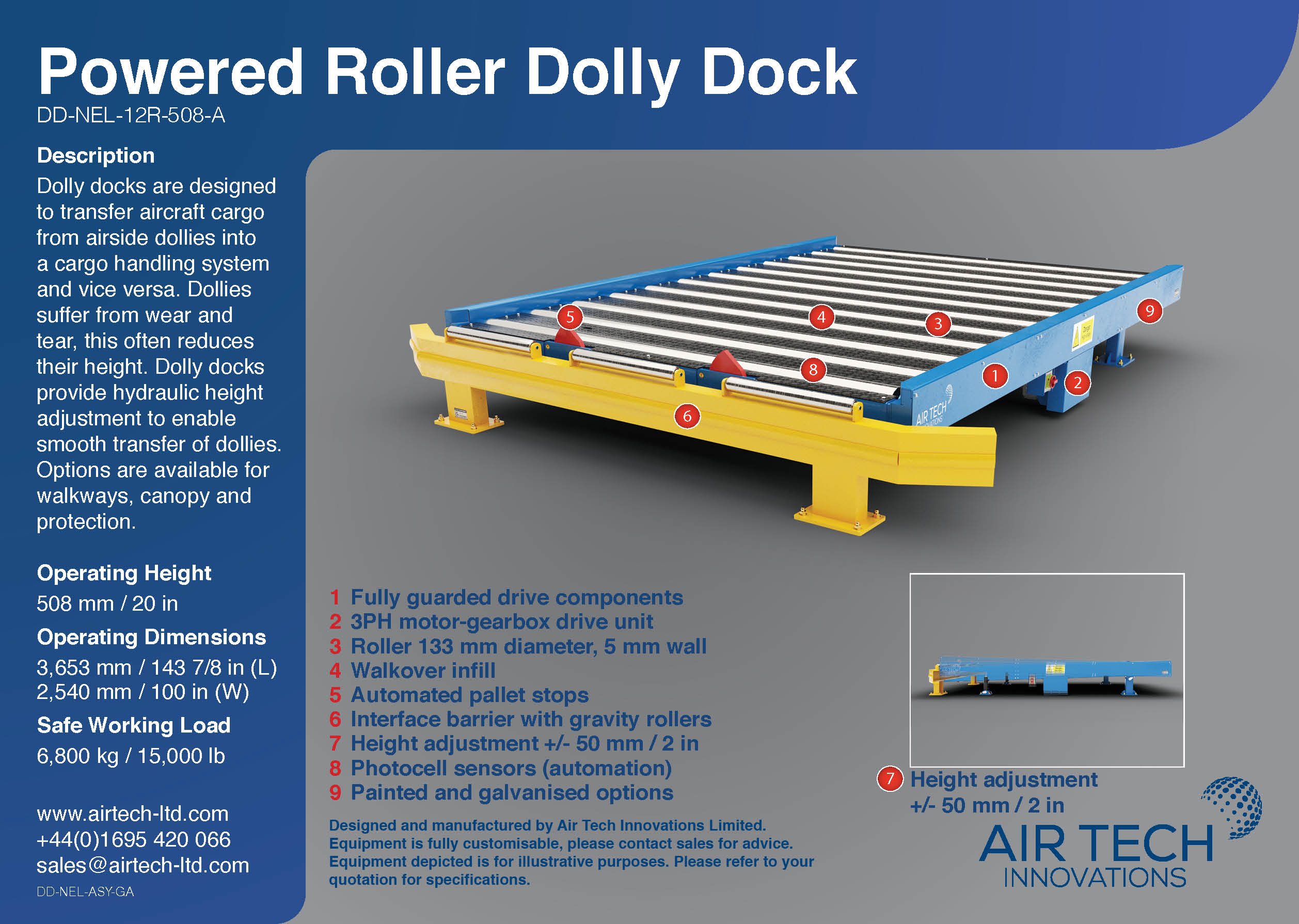 Slave Pallet - NEL - 2 Way - Lightweight (165mm) | Airtech Innovations LLC