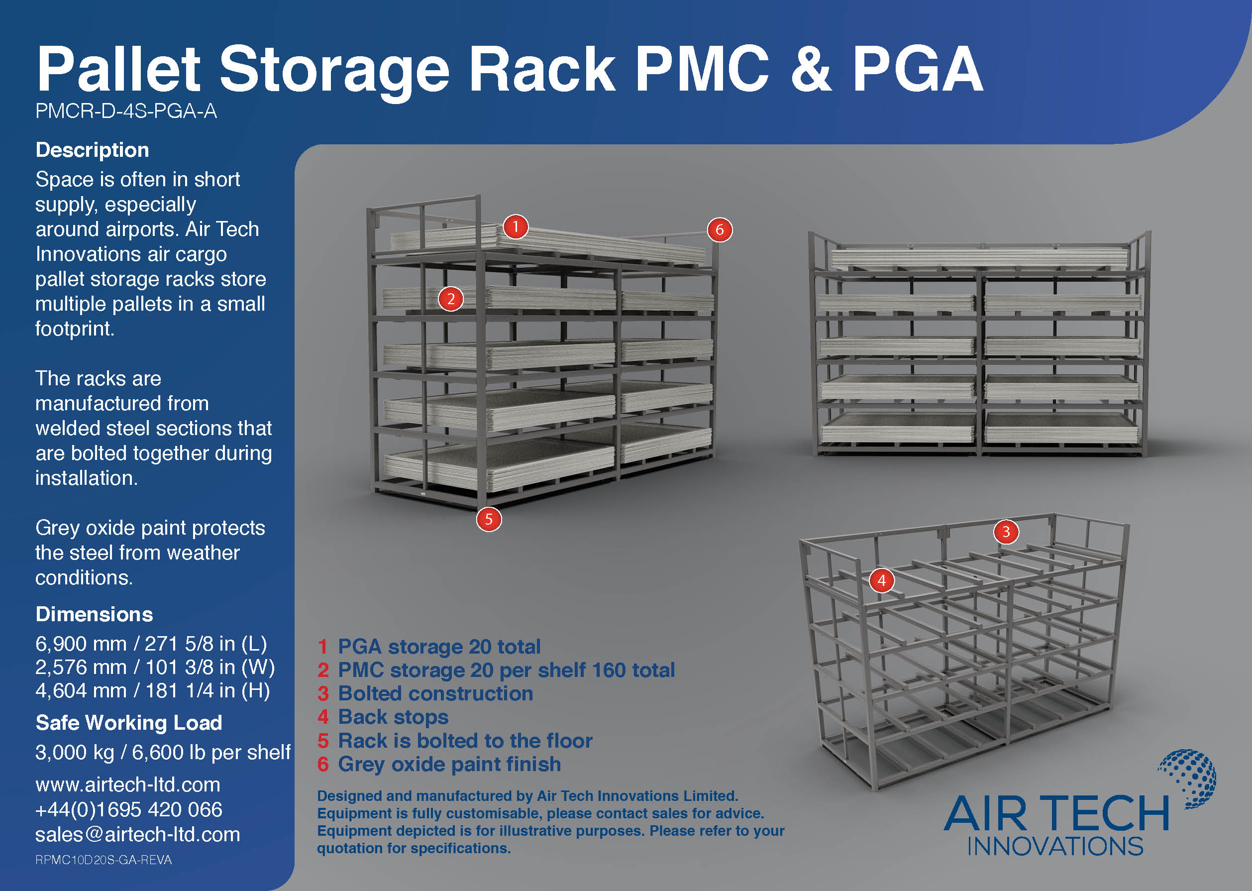 Roller Storage Deck NEL | Airtech Innovations LLC