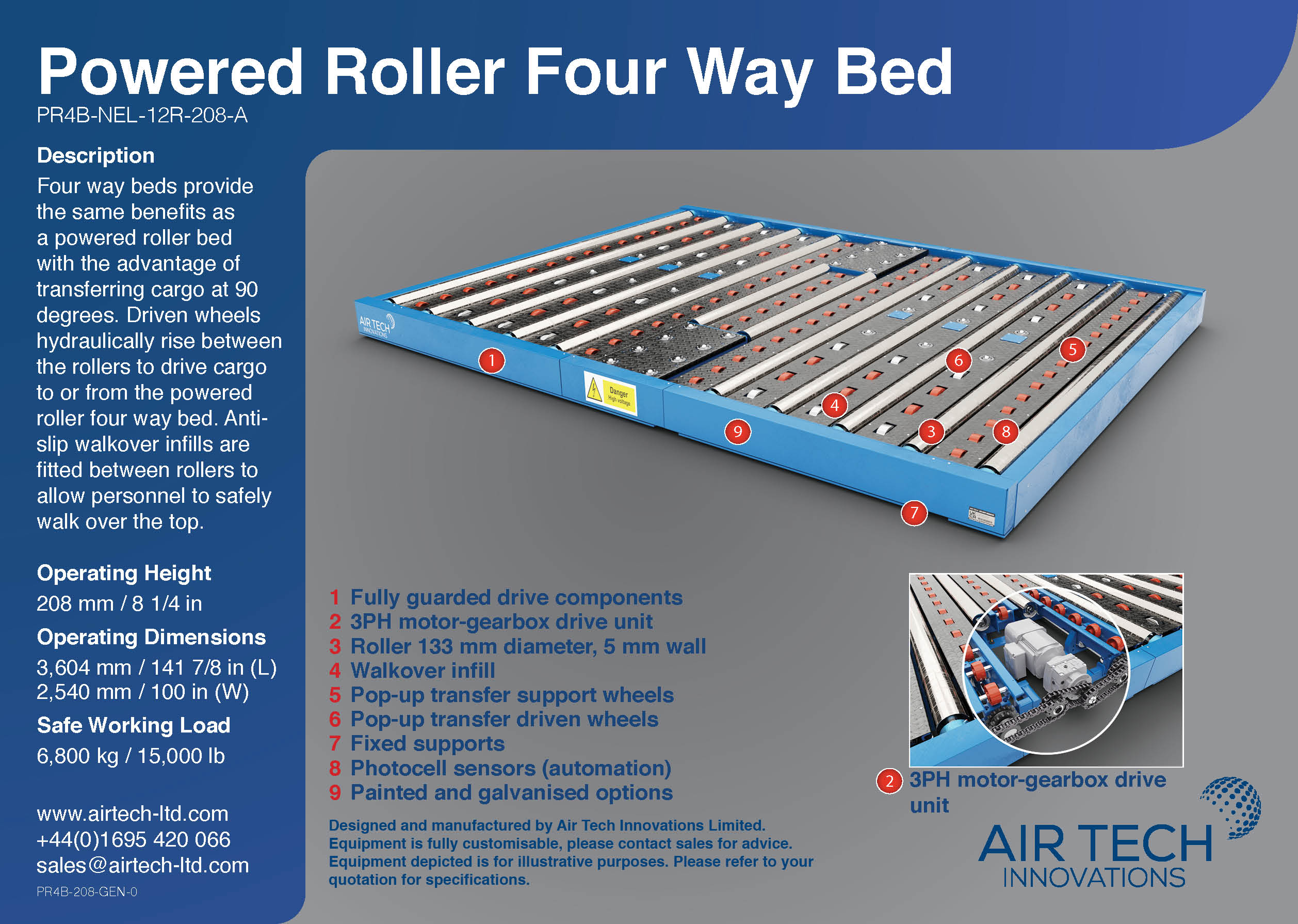 Slave Pallet - NEL - 2 Way - Bolted Fork Pockets | Airtech Innovations LLC