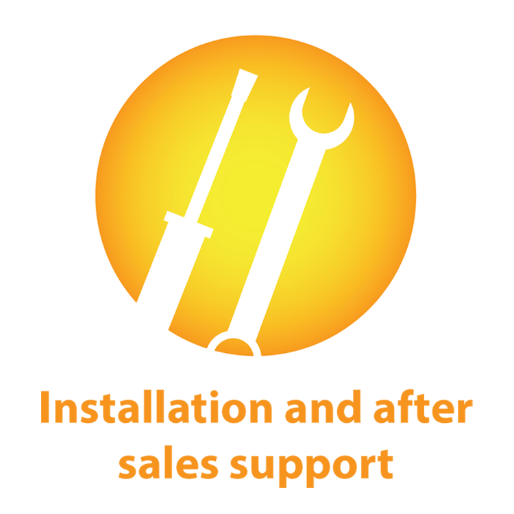Installation and after sales support